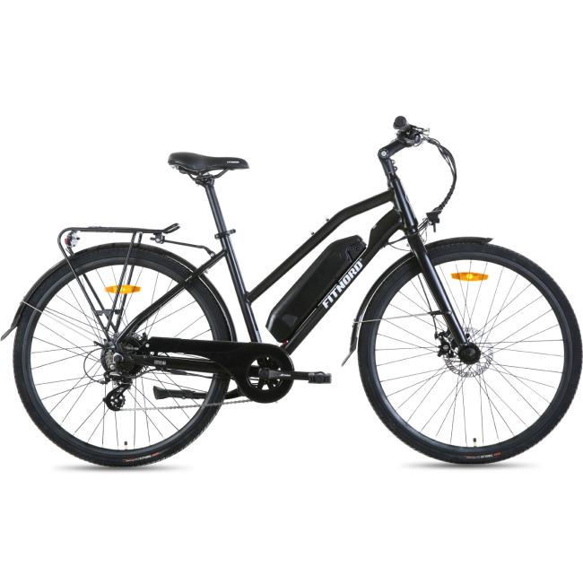 FitNord Ava 200 Elcykel, svart (540 Wh batteri) + ETT ÅR EXTRA GARANTI