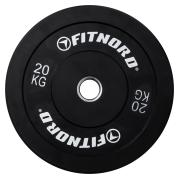 FitNord Bumper Black Viktskiva 20 kg