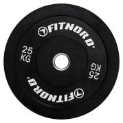 FitNord Bumper Black Viktskiva 25 kg