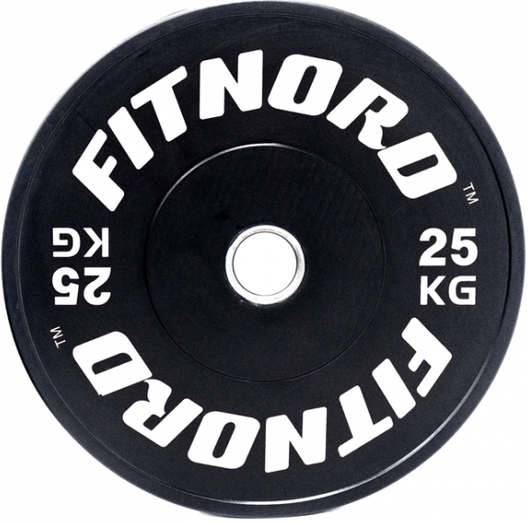 Viktskiva 25 kg FitNord Bumper Plate