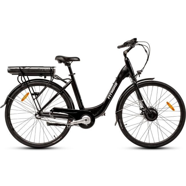 FitNord Classic 200 Elcykel svart (540 Wh batteri) + ETT ÅR EXTRA GARANTI