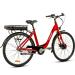 FitNord Classic 200 Elcykel 2023, röd (540 Wh batteri)