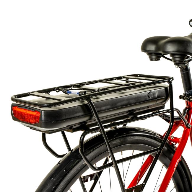 FitNord Classic 200 Elcykel 2023, röd (540 Wh batteri)