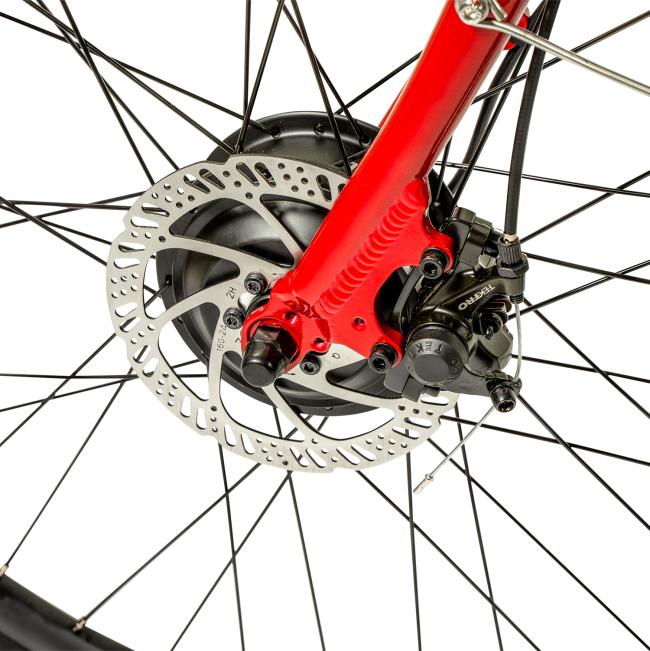 FitNord Classic 200 Elcykel 2023, röd (540 Wh batteri)
