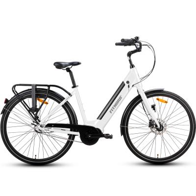 Fitnord Classic 300 Elcykel 2023, vit (504 Wh batteri)