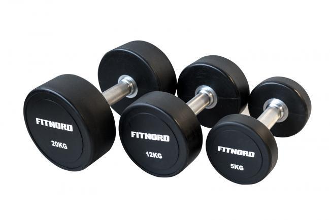 FitNord Diamond PU Hantlar 12 kg (par)