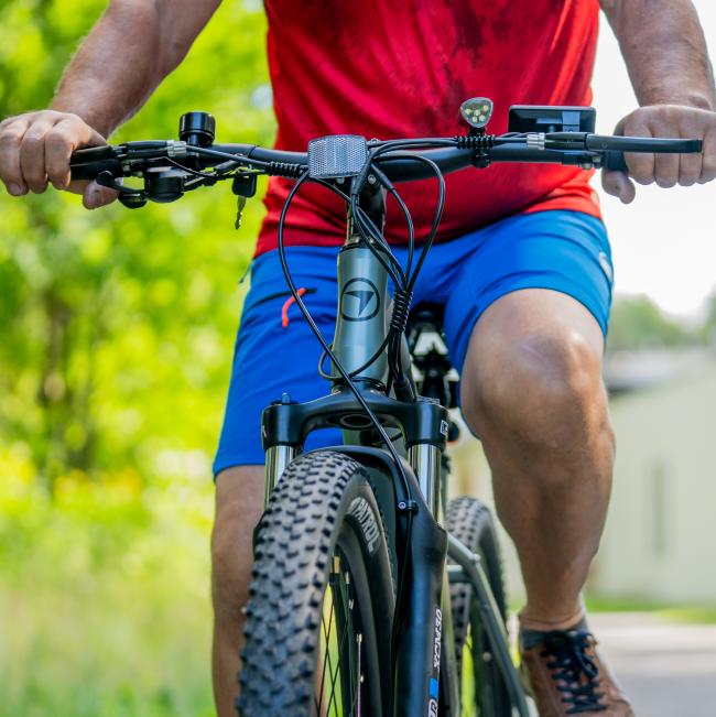 Fitnord Ranger 200 Elmountainbike, grön (540 Wh batteri) + ETT ÅR EXTRA GARANTI