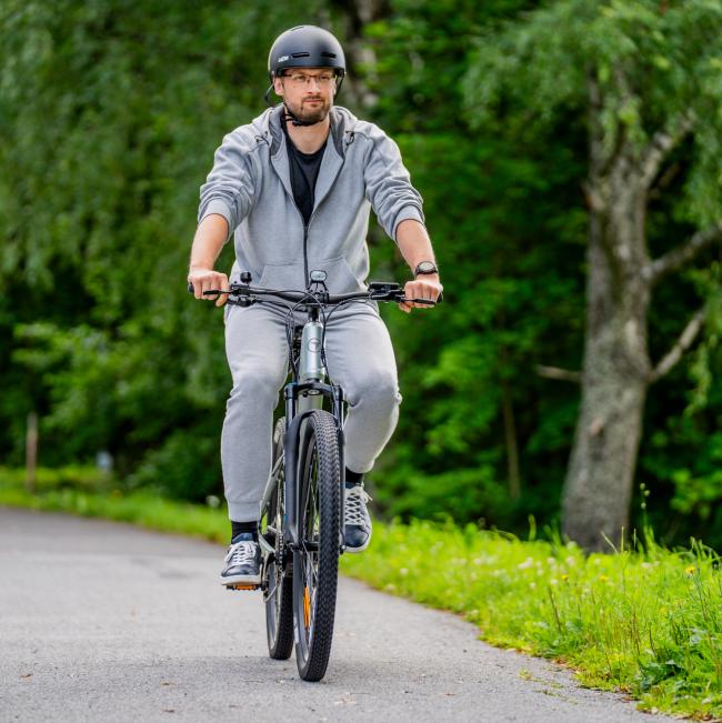 FitNord Ranger 500 Elmountainbike 2023, mintgrön (630 Wh batteri)