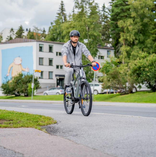 FitNord Ranger 500 Elmountainbike 2023, mintgrön (630 Wh batteri)