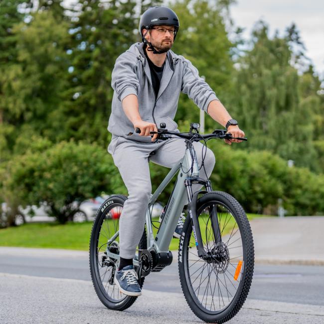 FitNord Ranger 500 Elmountainbike 2023, mintgrön (630 Wh batteri)