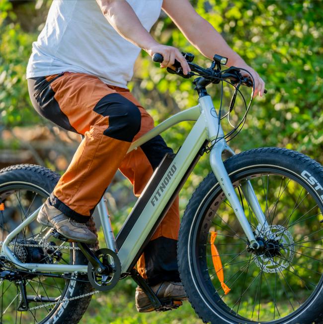 FitNord Rumble 300 Elfatbike 2023, mintgrön (720 Wh batteri)