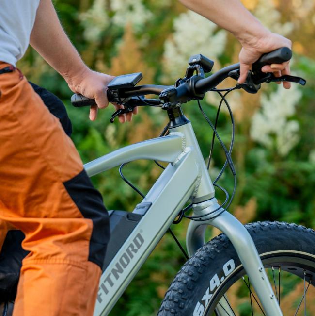 FitNord Rumble 300 Elfatbike 2023, mintgrön (720 Wh batteri)