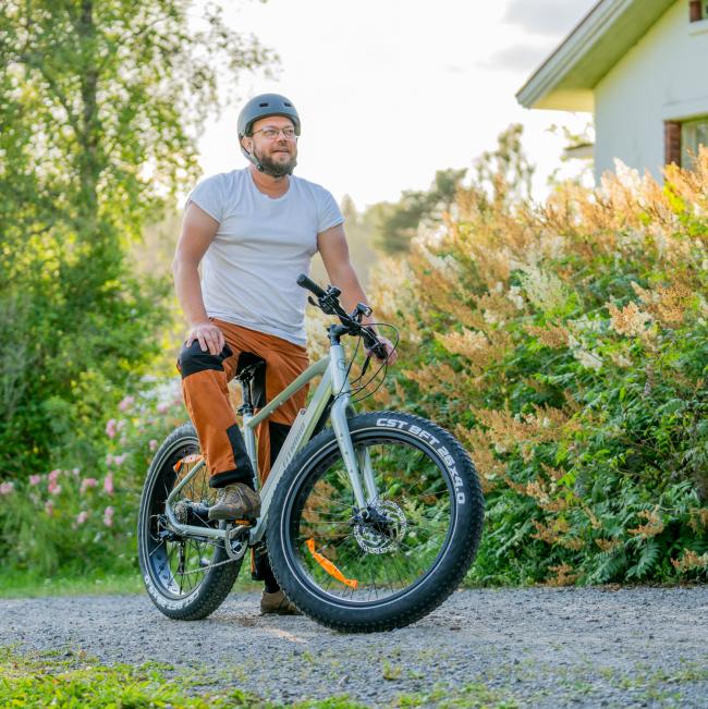 FitNord Rumble 300 Elfatbike 2023, mintgrön (720 Wh batteri)