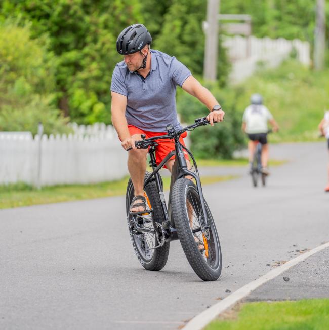 FitNord Rumble 500 Elfatbike 2023, svart (720 Wh batteri)