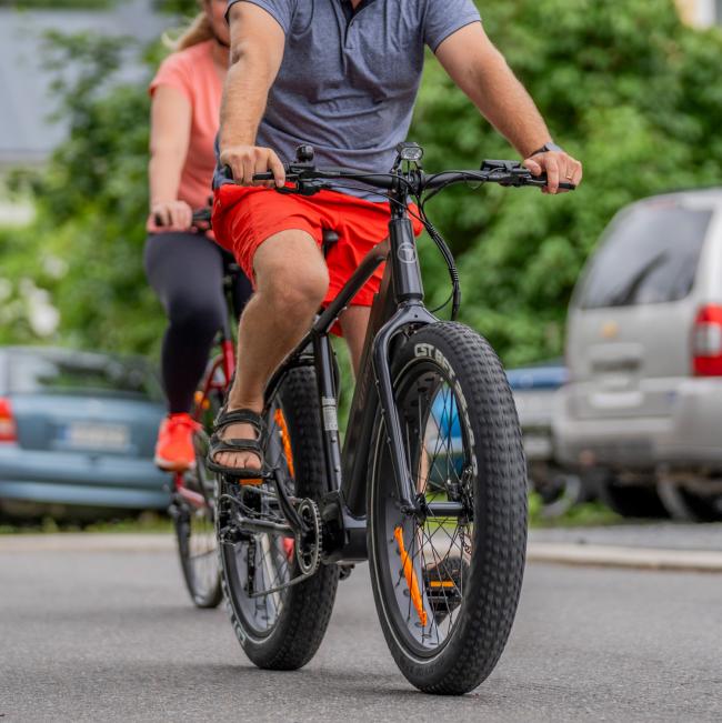FitNord Rumble 500 Elfatbike 2023, svart (720 Wh batteri)