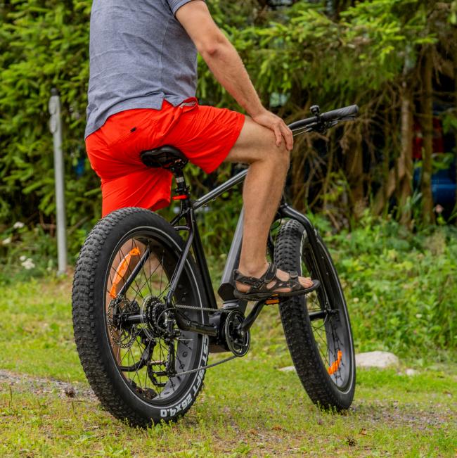 FitNord Rumble 500 Elfatbike 2023, svart (720 Wh batteri)