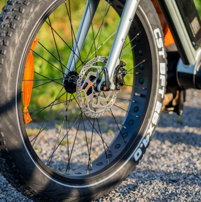 FitNord Rumble 500 Elfatbike 2023, mintgrön (720 Wh batteri)