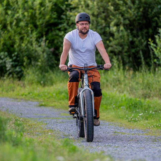 FitNord Rumble 500 Elfatbike 2023, mintgrön (720 Wh batteri)
