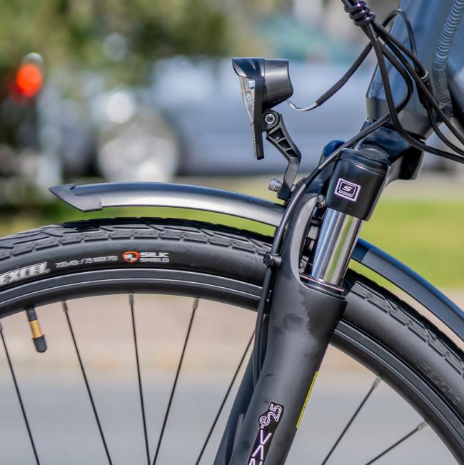 FitNord Venture 500 Elcykel 2023, grafitgrå (630 Wh)