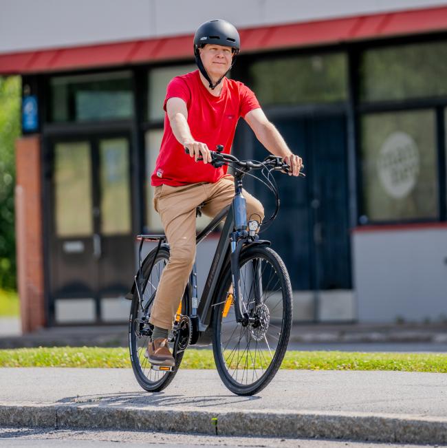 FitNord Venture 500 Elcykel, grafitgrå (630 Wh) + ETT ÅR EXTRA GARANTI