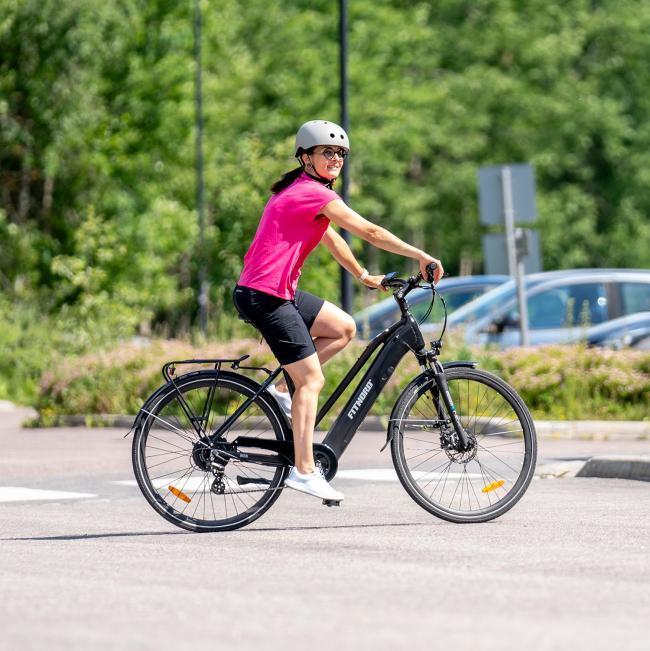 FitNord Ava 300 Elcykel 2023, svart (720 Wh batteri)