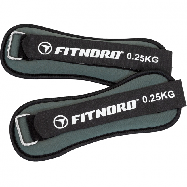 FitNord Ankel- och handledsvikter 2 x 0,25 kg