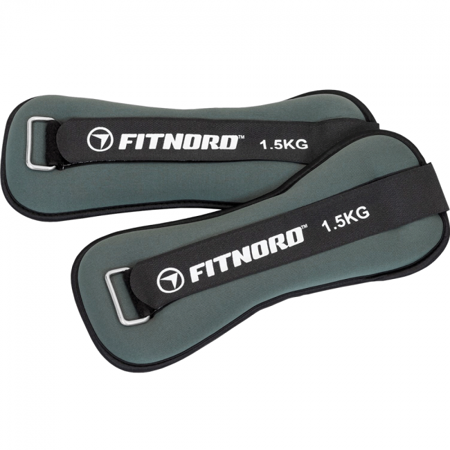 FitNord Ankel- och handledsvikter 2 x 1,5 kg