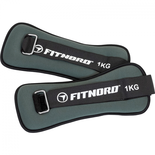 FitNord Ankel- och handledsvikter 2 x 1 kg