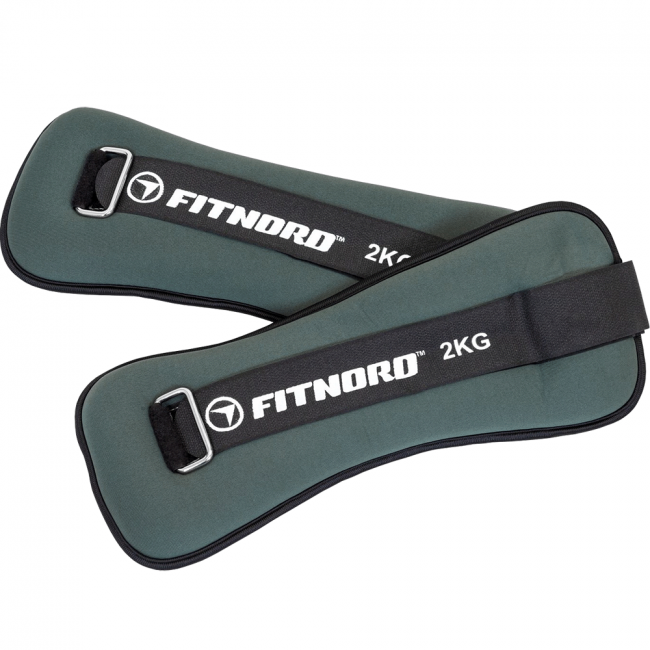 FitNord Ankel- och handledsvikter 2 x 2 kg