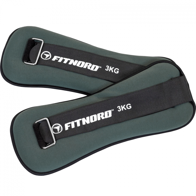 FitNord Ankel- och handledsvikter 2 x 3 kg