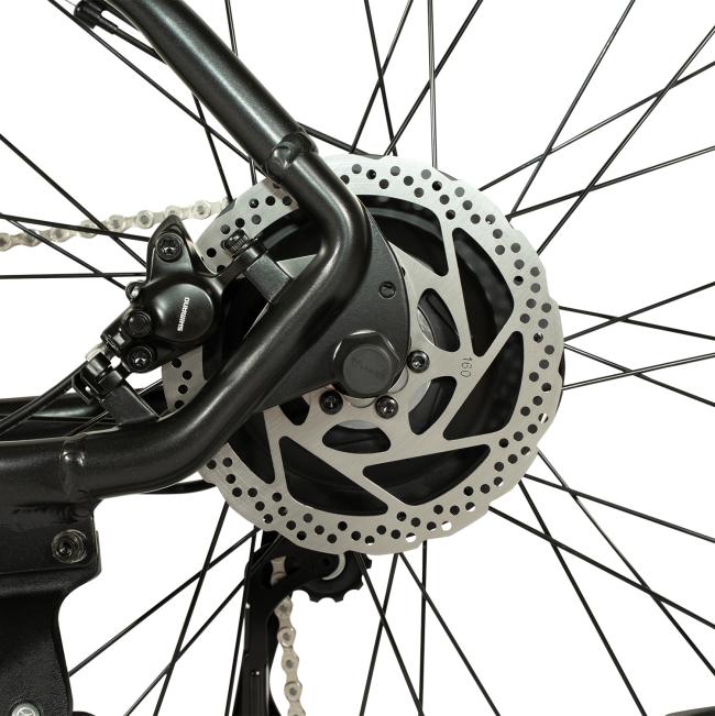 FitNord Ranger 300 Elmountainbike 2023, svart (720 Wh batteri)