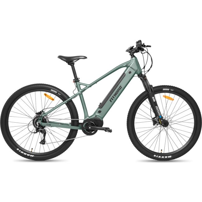 FitNord Ranger 500 Elmountainbike 2023, mintgrön (630 Wh batteri)