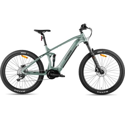 FitNord Ranger 700FS heldämpad Elmountainbike, mintgrön (720 Wh batteri) + ETT ÅR EXTRA GARANTI