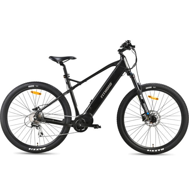 FitNord Ranger 500 Elmountainbike 2023, svart (630 Wh batteri)