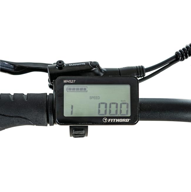 FitNord Rumble 300 Elfatbike 2023, svart (720 Wh batteri)