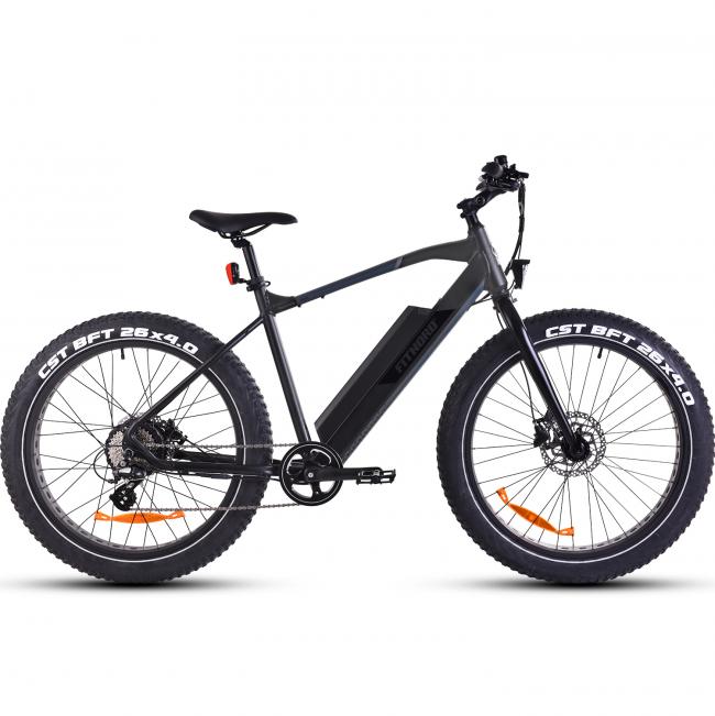 FitNord Rumble FatBike 300 Elcykel, Svart (690 Wh batteri) + ETT ÅR EXTRA GARANTI