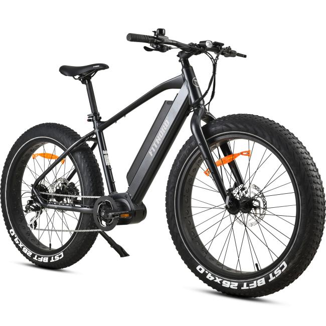 FitNord Rumble 500 Elfatbike, svart (720 Wh batteri) + ETT ÅR EXTRA GARANTI