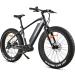 FitNord Rumble 500 Elfatbike 2023, svart (720 Wh batteri)