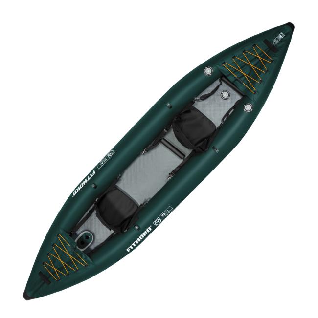 FitNord Seal Two tvåsitsig kajak, mörkgrön 2025