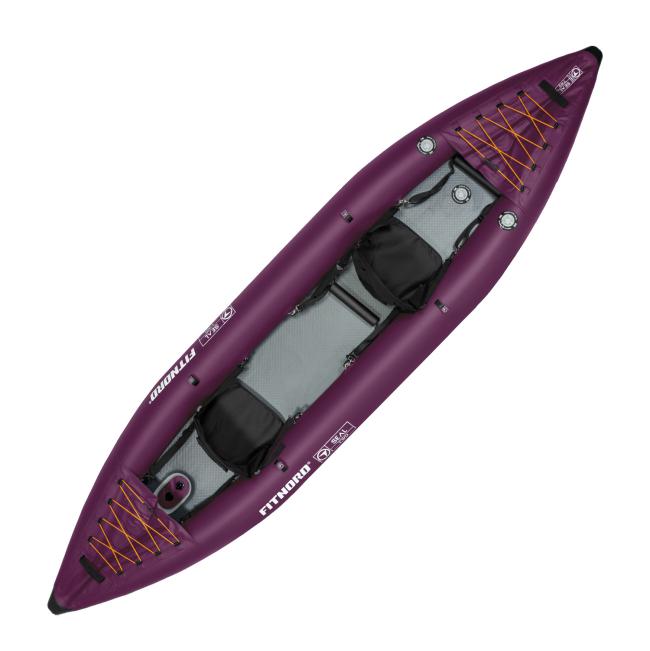 FitNord Seal Two tvåsitsig kajak, mörklila 2025