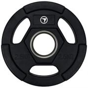 FitNord Viktskiva 2,5kg, Tri-Grip Black