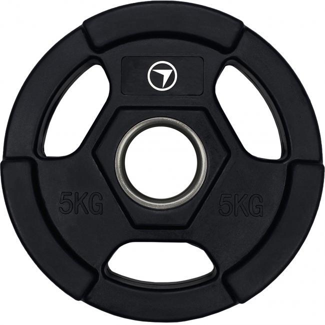 Viktskiva 5kg Tri-Grip Black FitNord