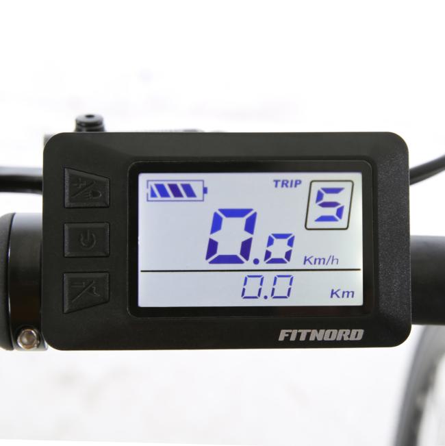 FitNord Venture 300 Elcykel, svart (720 Wh batteri)