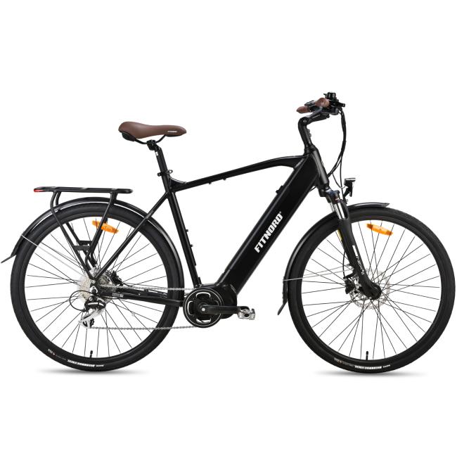 FitNord Venture 500 Elcykel 2023 svart (630 Wh)