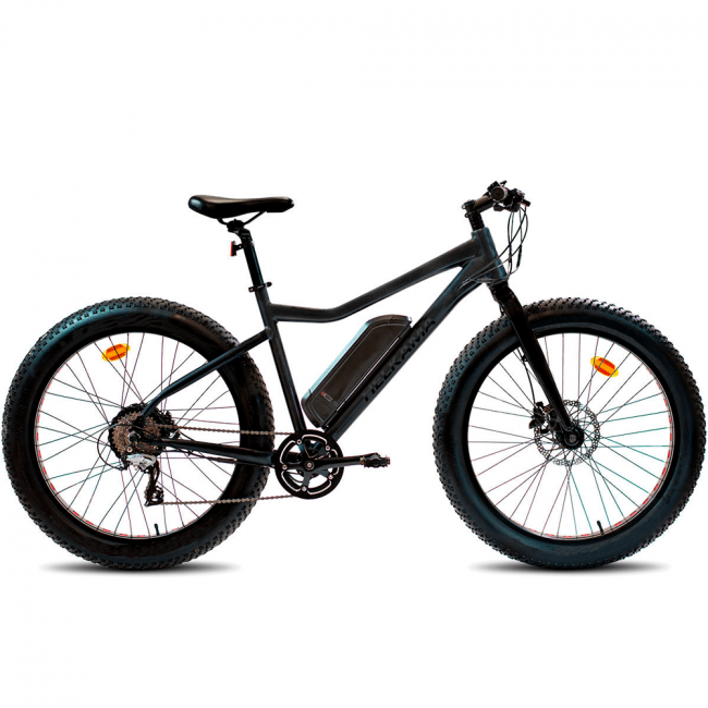 Elterrängcykel Helkama e-FAT, matt svart