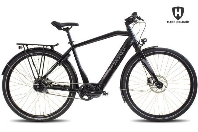 Elcykel Helkama TE5 Di2 (504 Wh batteri), svart