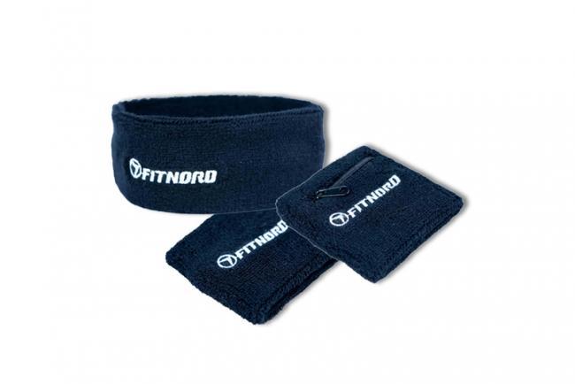 FitNord svettband set 1 pannband + 2 st vristband