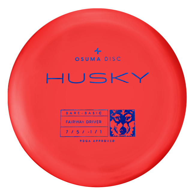 Osuma Frisbee Golf disc Bare-Basic Husky, driver