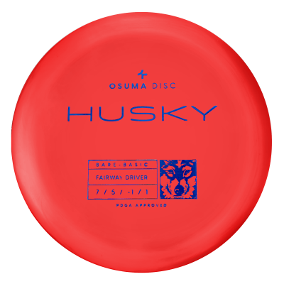 Osuma Frisbee Golf disc Bare-Basic Husky, driver