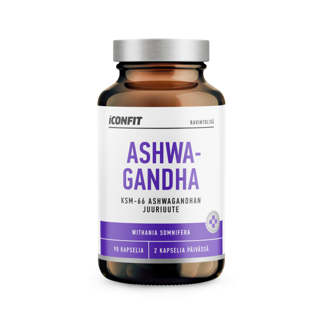 ICONFIT Ashwagandha (KSM66 Ashwagandha-rotextrakt), 90st — Ashwagandha-kapslar